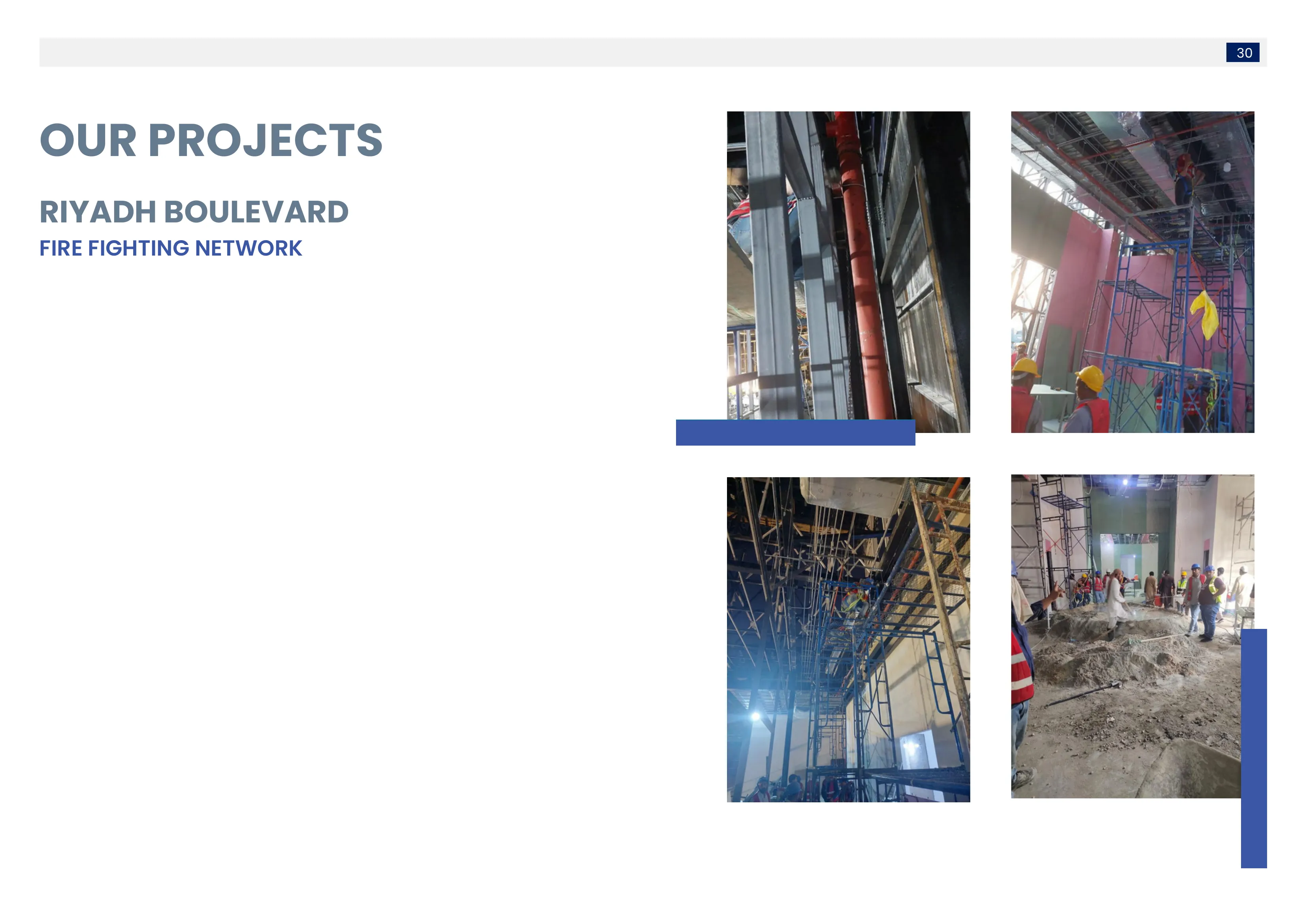 Riyadh Boulevard Fire Fighting Network